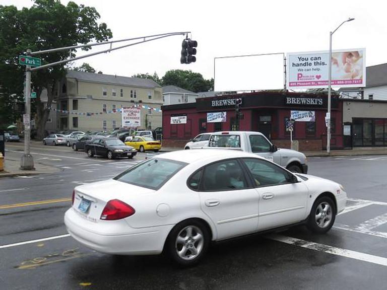 Photo of a billboard in New Braintree