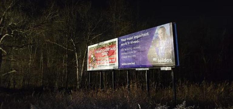 Photo of a billboard in Aber Prov Grd