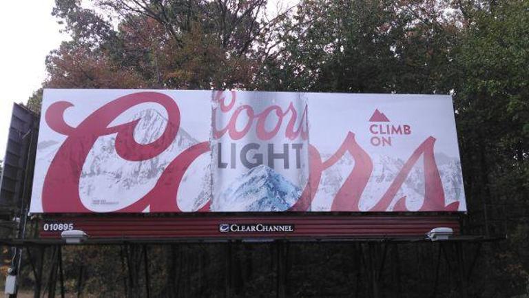 Photo of a billboard in Clayton