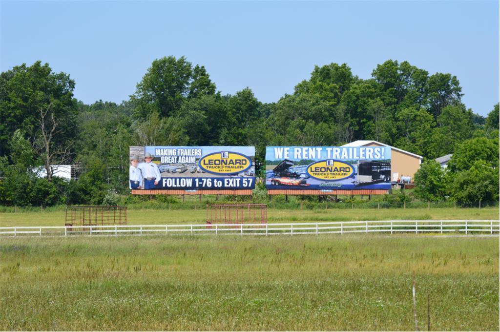 Photo of a billboard in McDonald