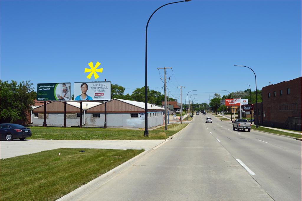 Photo of an outdoor ad in Waterloo