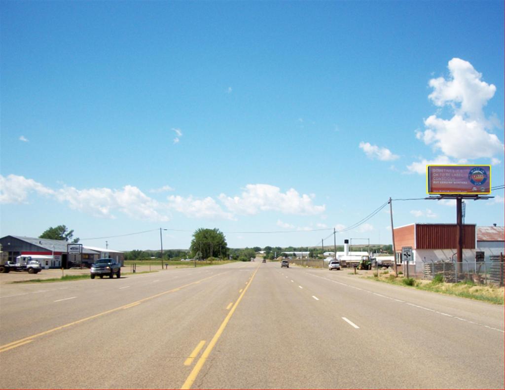 Photo of a billboard in Ismay
