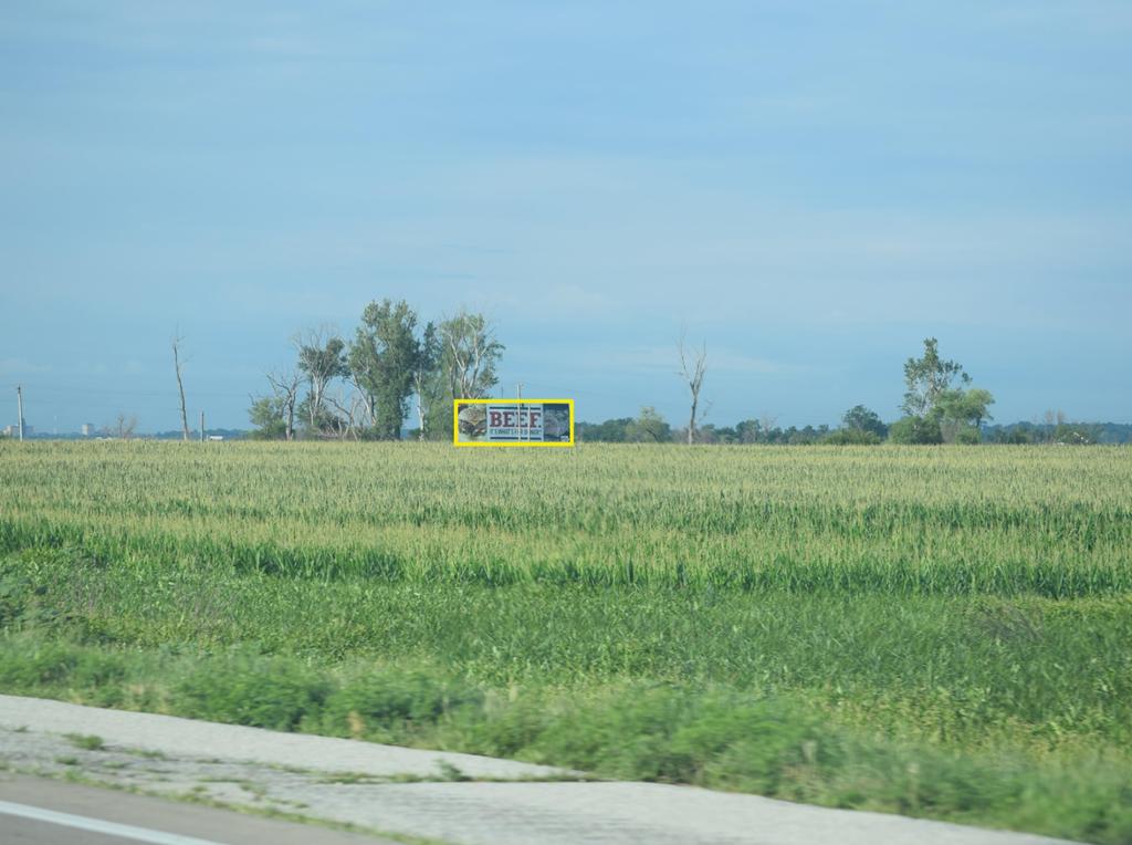 Photo of a billboard in Modale