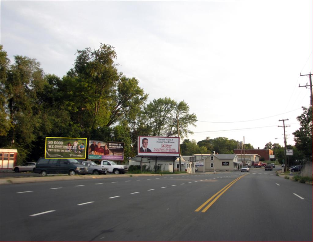 Photo of an outdoor ad in Charlottesville