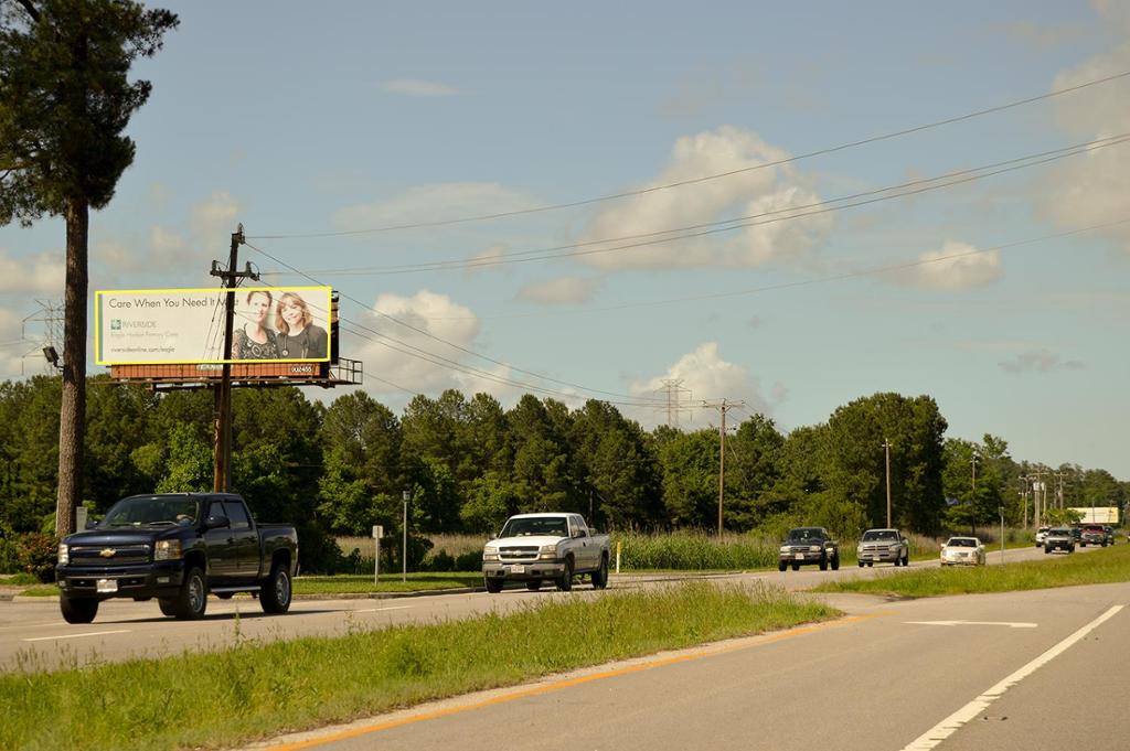 Photo of an outdoor ad in Newport News
