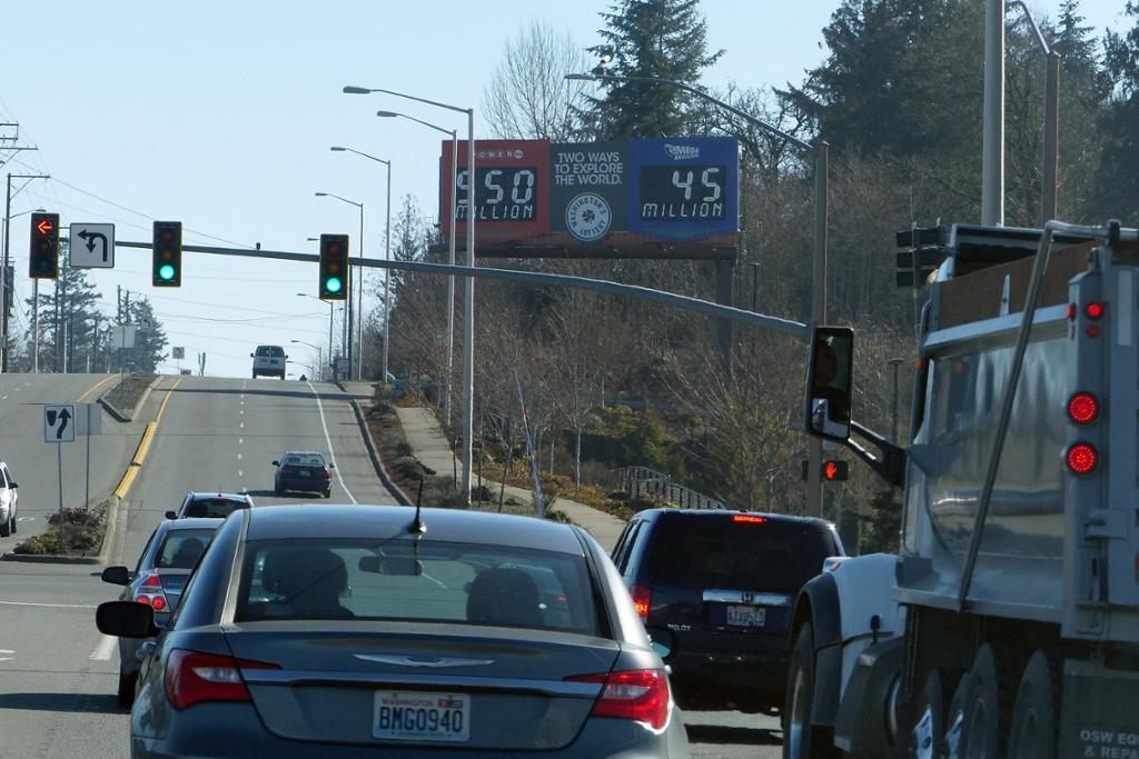 Photo of a billboard in Roy