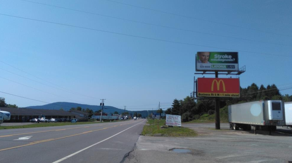 Photo of a billboard in Mehoopany