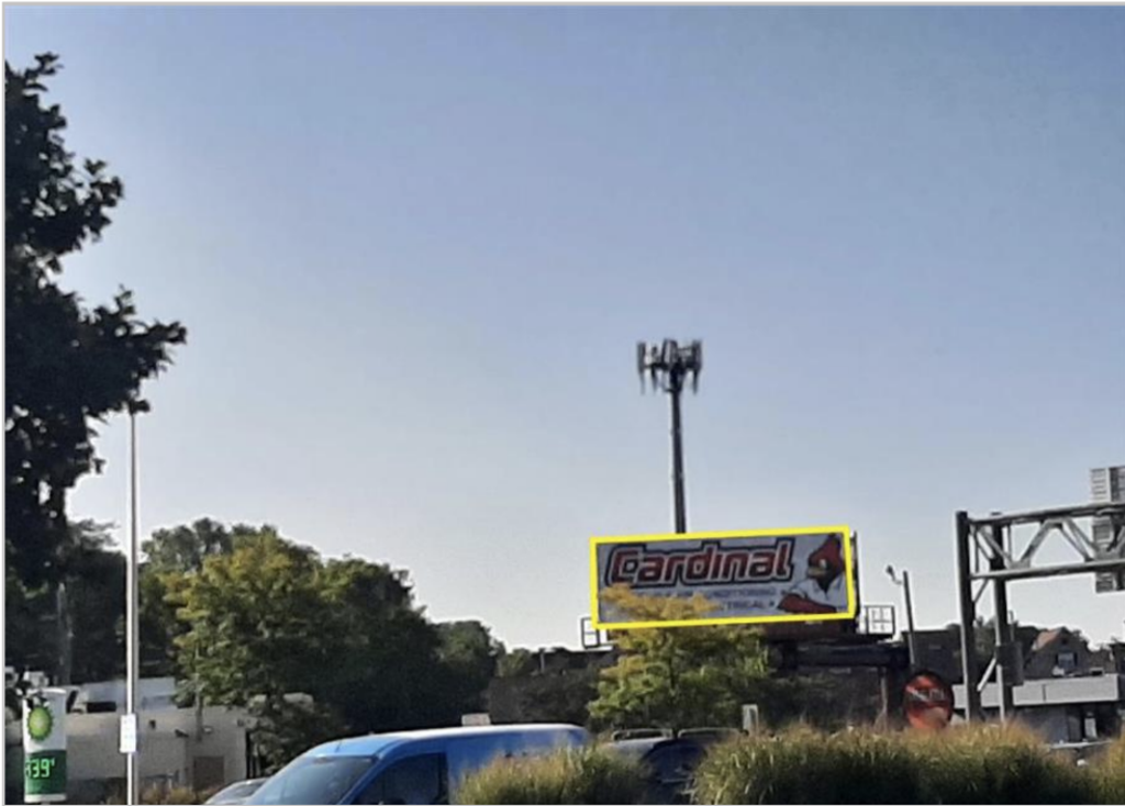 Photo of a billboard in Linden