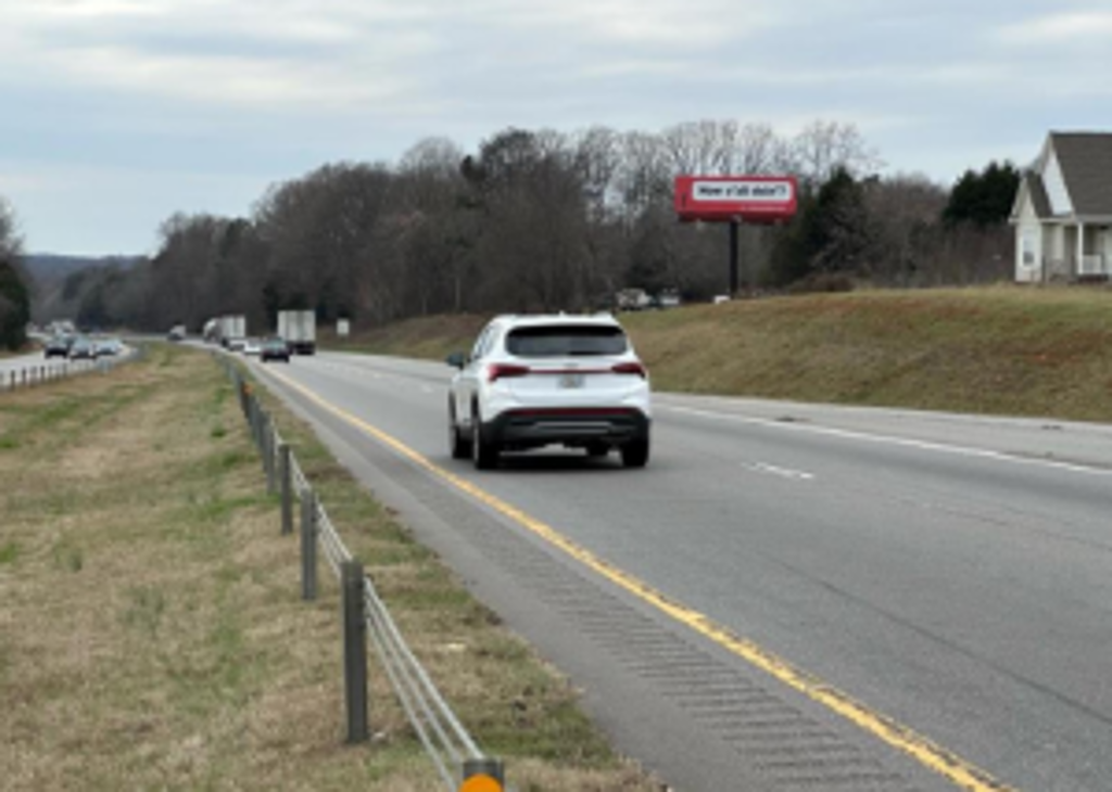 Photo of a billboard in Barium Springs