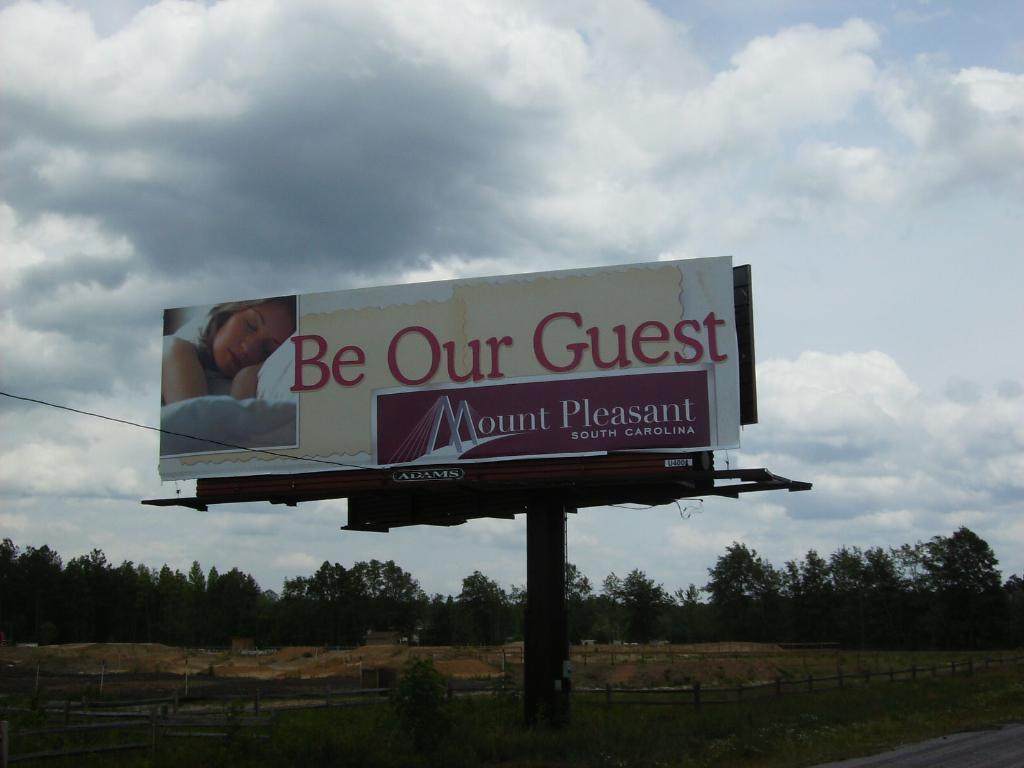 Photo of a billboard in Grover
