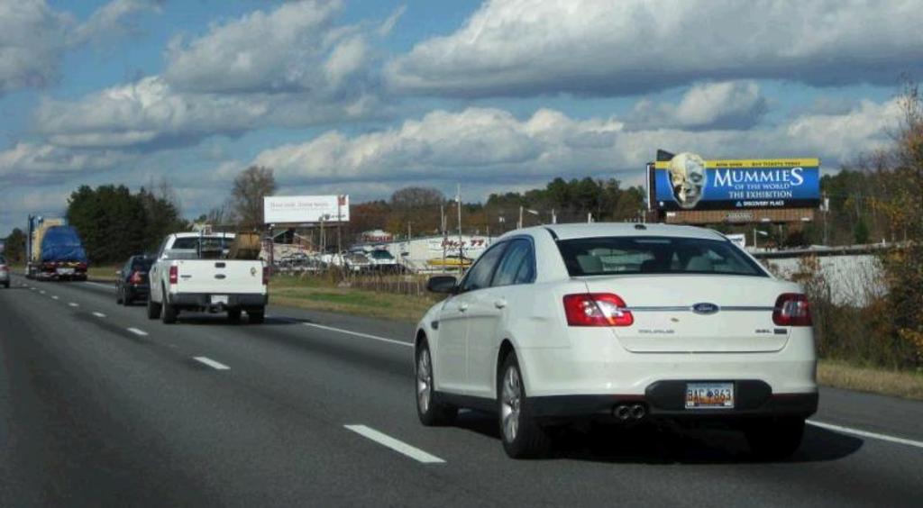 Photo of an outdoor ad in Huntersville