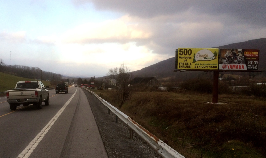 Photo of a billboard in Tyrone