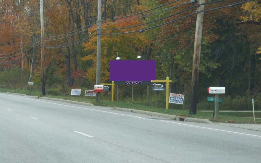 Photo of a billboard in Brady Lake