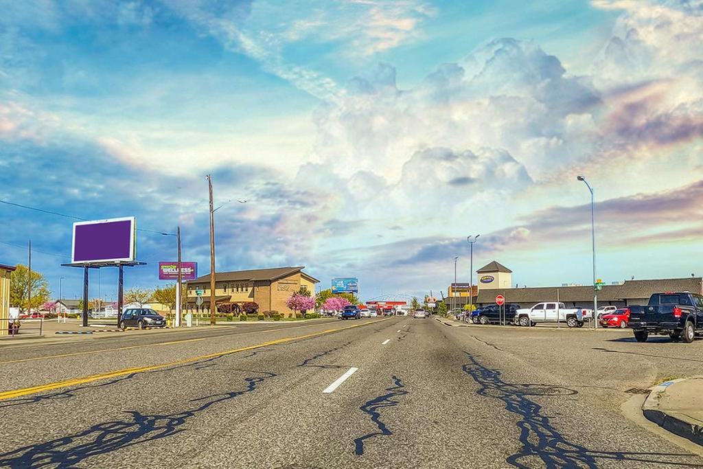 Photo of an outdoor ad in Pasco