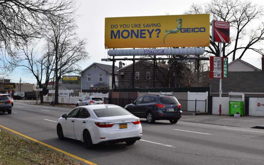 Photo of an outdoor ad in Hempstead