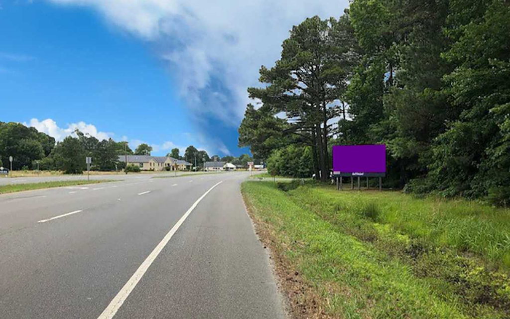 Photo of a billboard in Hacksneck