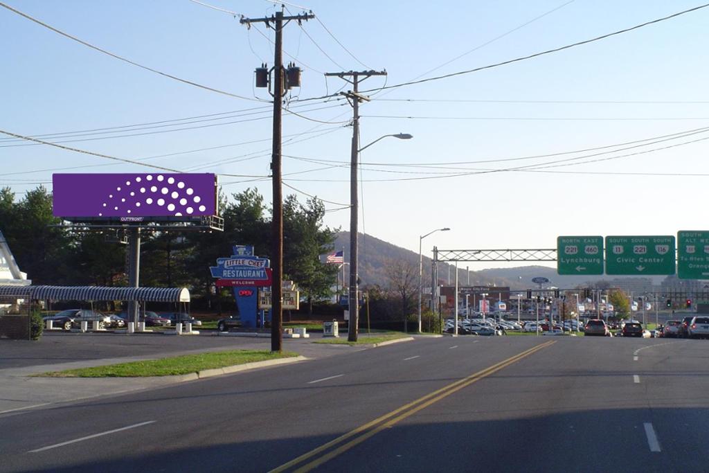 Photo of an outdoor ad in Roanoke