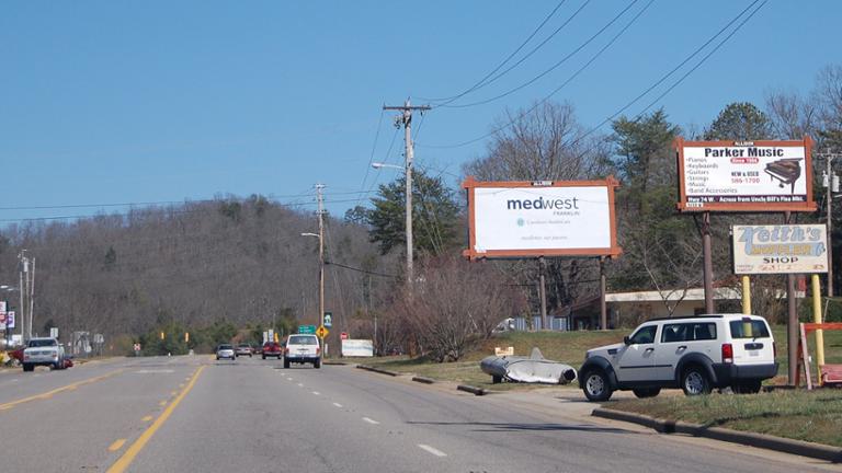 Photo of a billboard in Sapphire