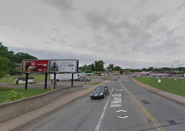 Photo of an outdoor ad in Zanesville