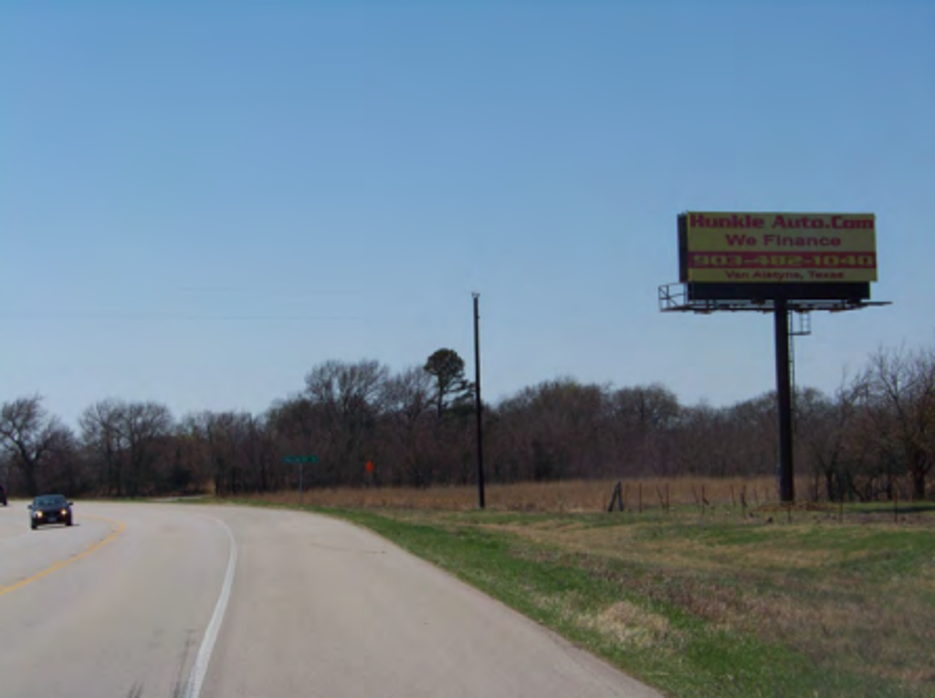 Photo of a billboard in Gunter