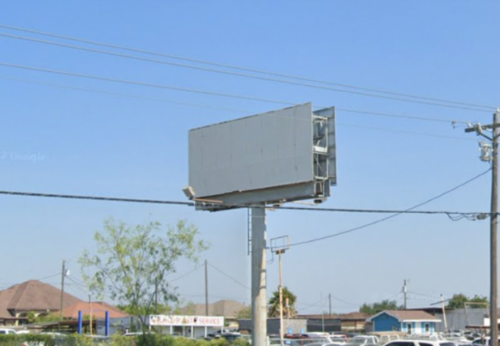 Photo of an outdoor ad in Edinburg