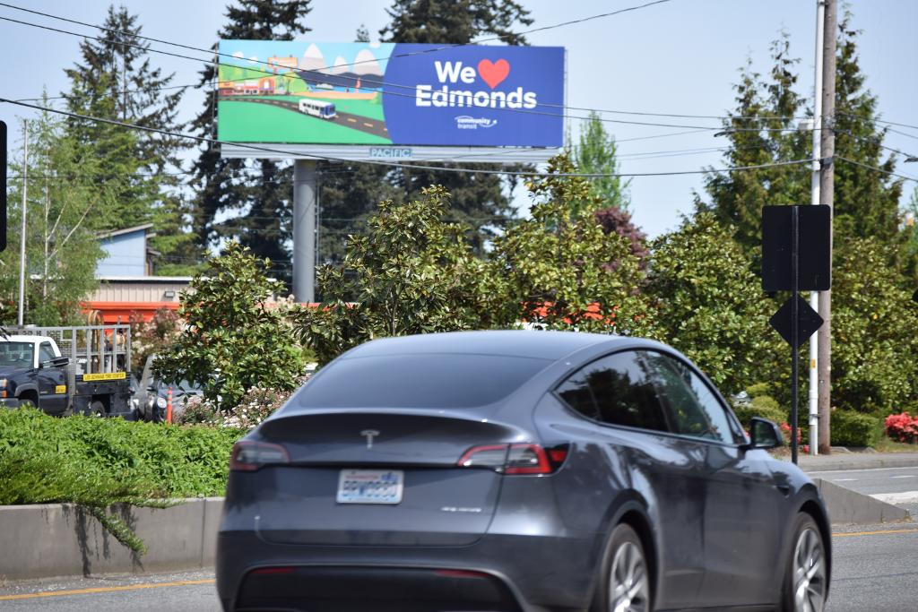 Photo of an outdoor ad in Shoreline