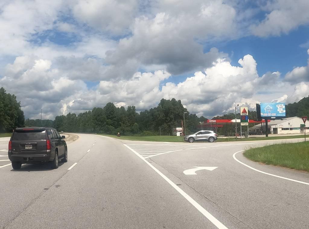 Photo of a billboard in Tallulah Falls