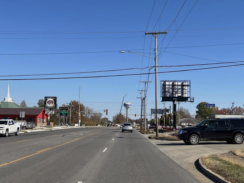 Photo of a billboard in Carrier Mills