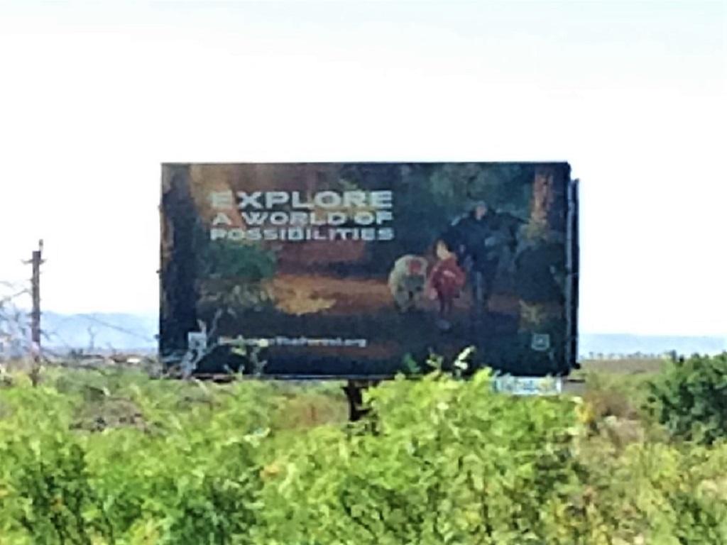 Photo of a billboard in Truth Consq