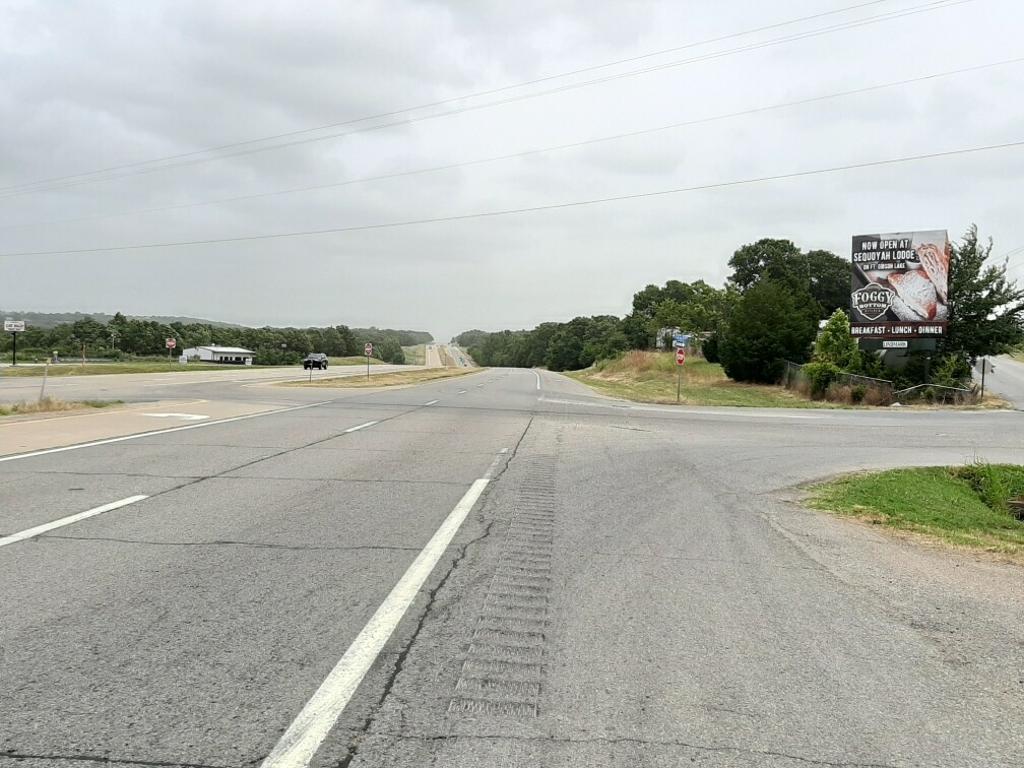 Photo of a billboard in Cookson