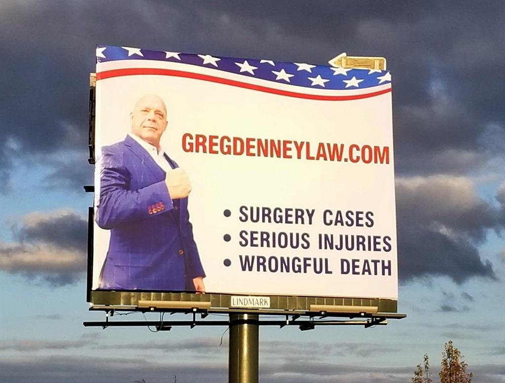 Photo of a billboard in Slick
