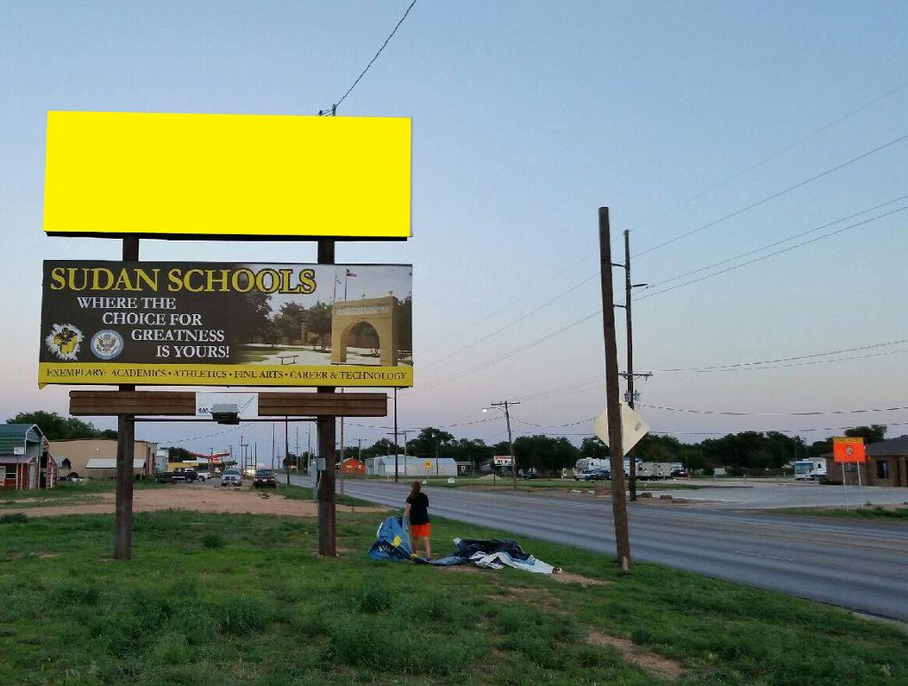 Photo of a billboard in Sudan