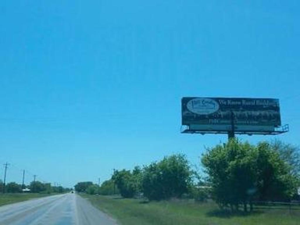 Photo of a billboard in Brackettville