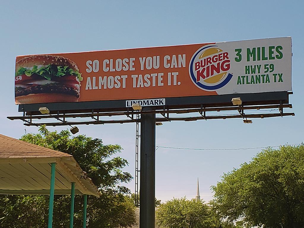 Photo of a billboard in Bloomburg