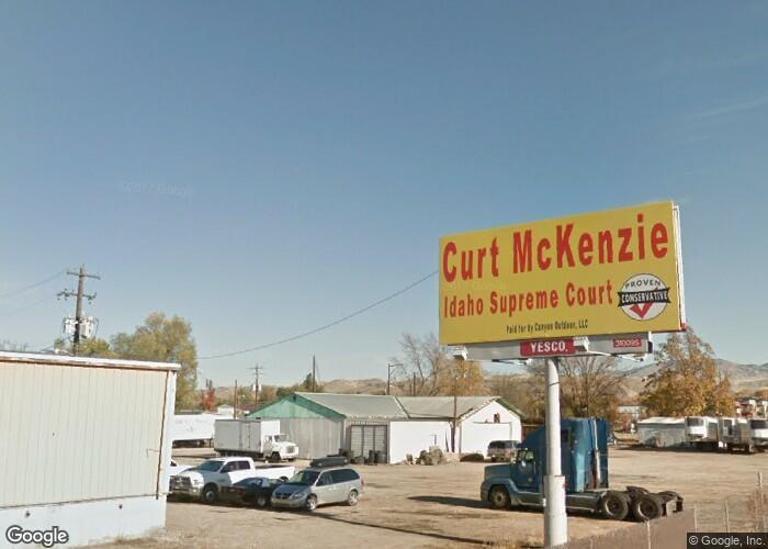 Photo of a billboard in Stanley
