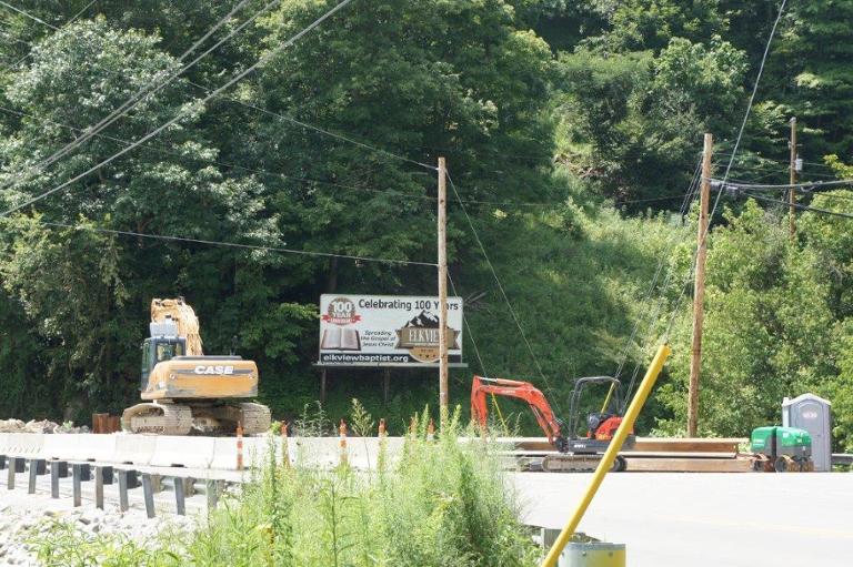 Photo of a billboard in Centralia